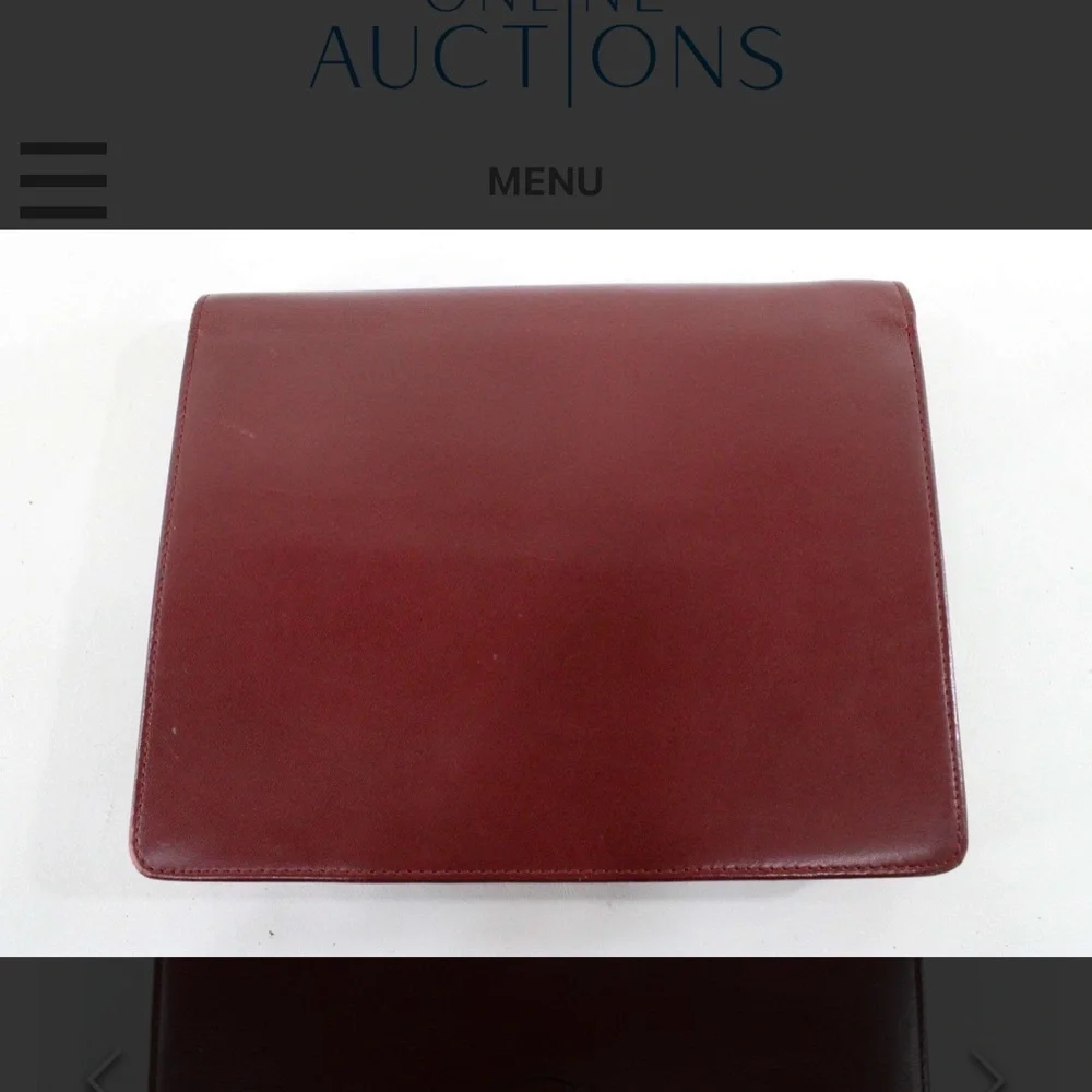 Authentic Cartier Panthere Leather Handbag / Clutch in a Dust Bag.